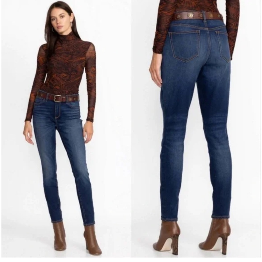 F26 Johnny Was  the skinny jeans mid rise skinny our slimmest cut slim